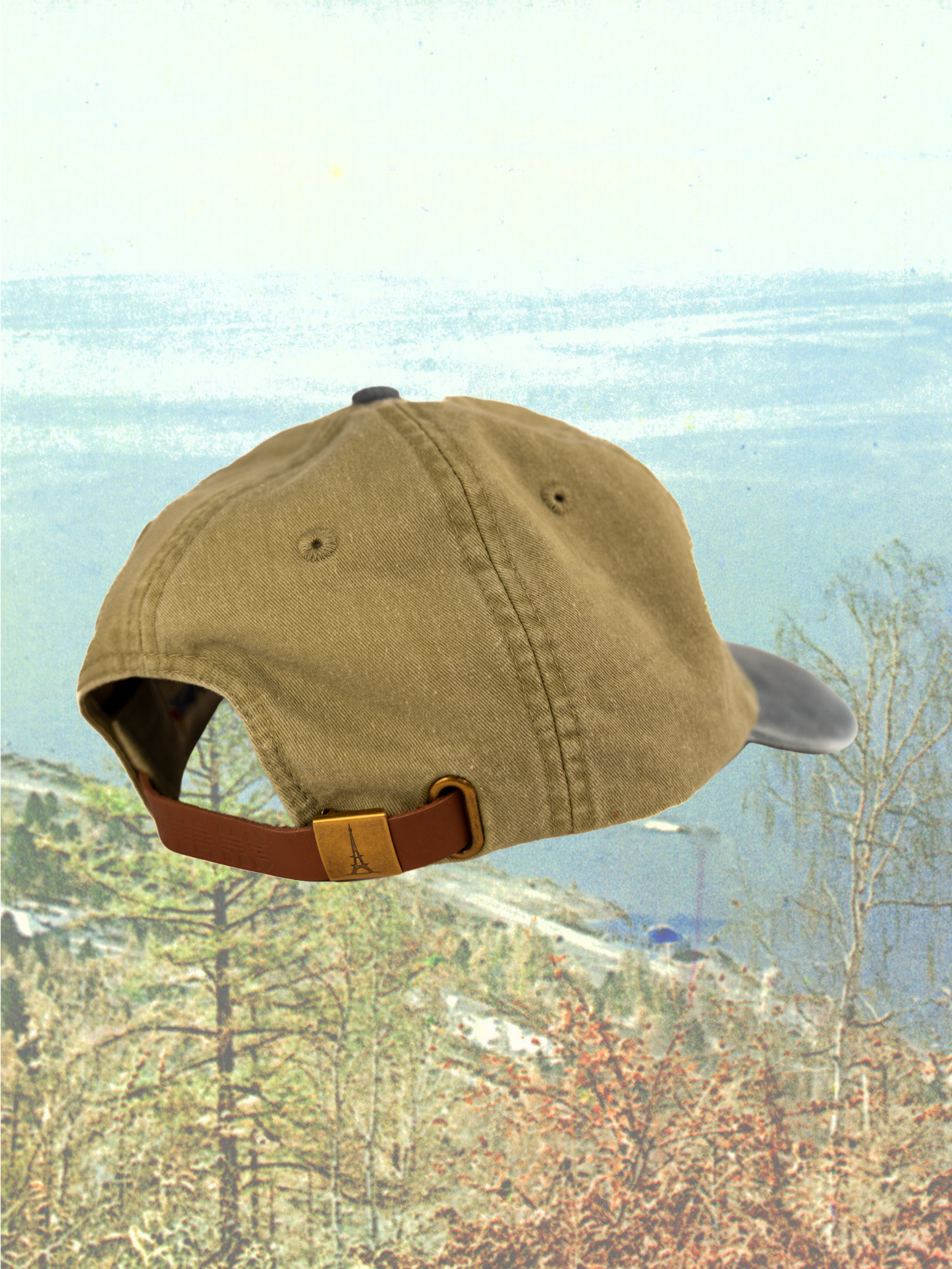 Dad Hat in Grandad Denim/Khaki