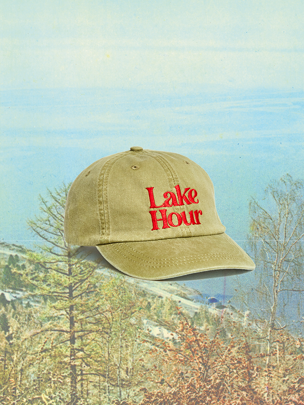 Dad Hat in Lake Moss
