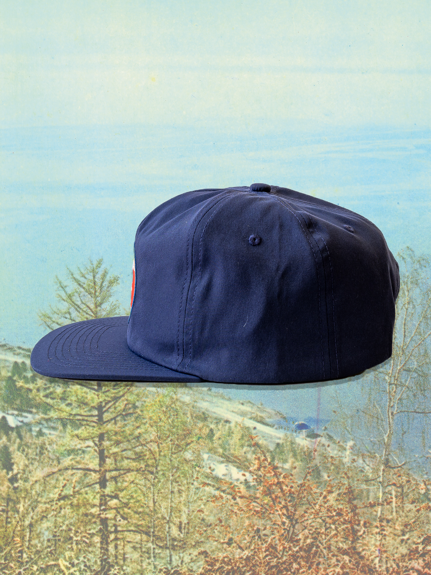 Classic Cotton Snapback in Walleye Blue